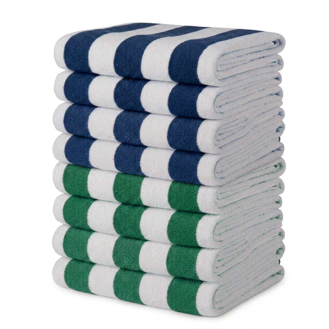 Cabana Beach Towels - Set of 8 - Clubhouse