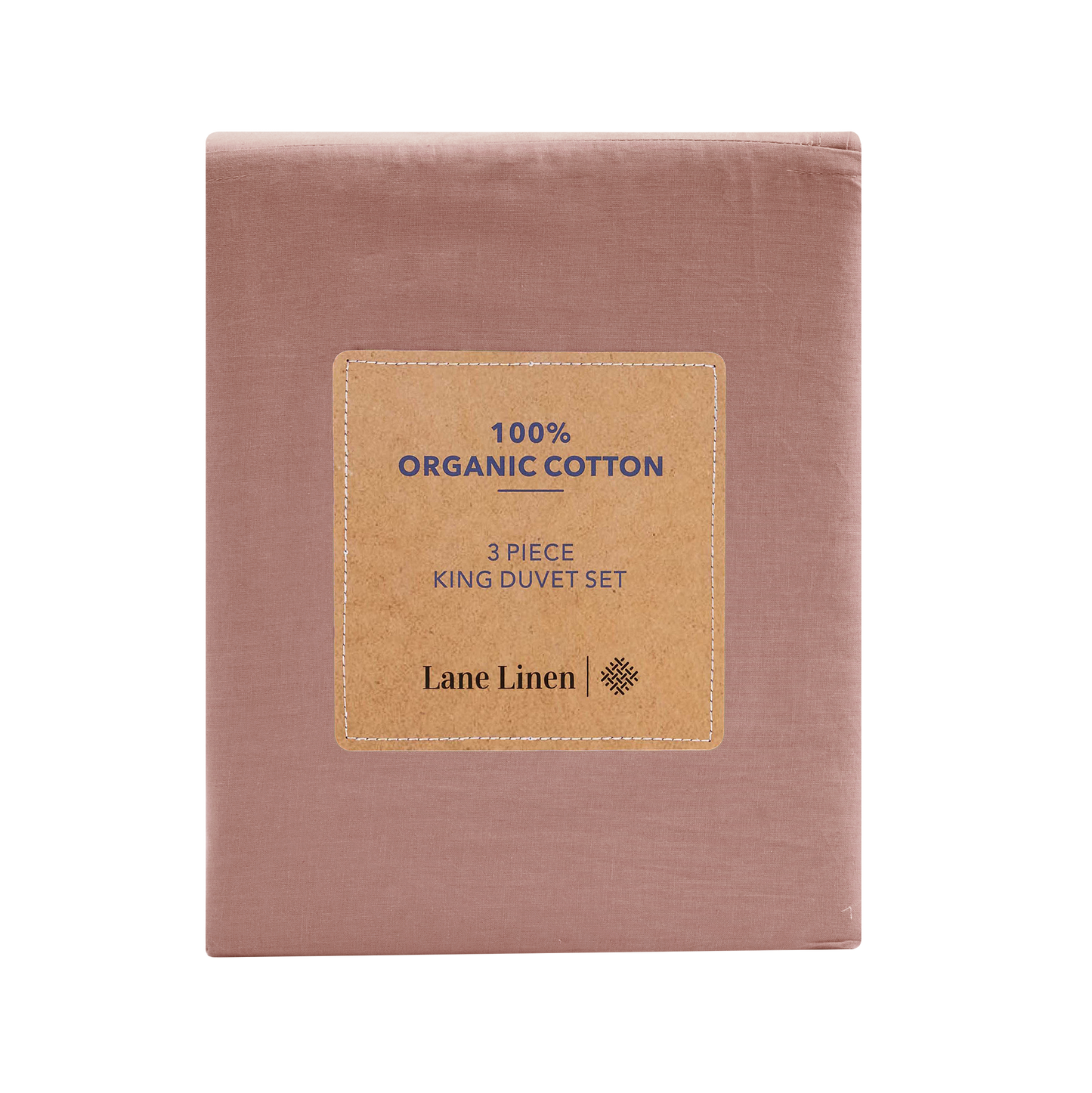 100% Organic Washed Cotton Quilt Cover Set - Rose Dawn