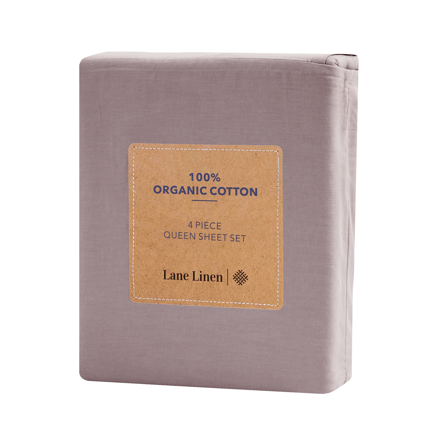 100% Organic Washed Cotton Sheet Set - Lilac