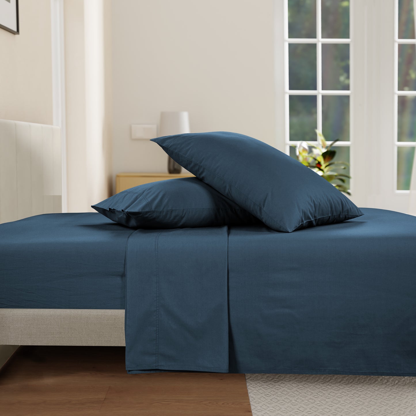 Everyday Cotton Sheet Set - Estate Blue