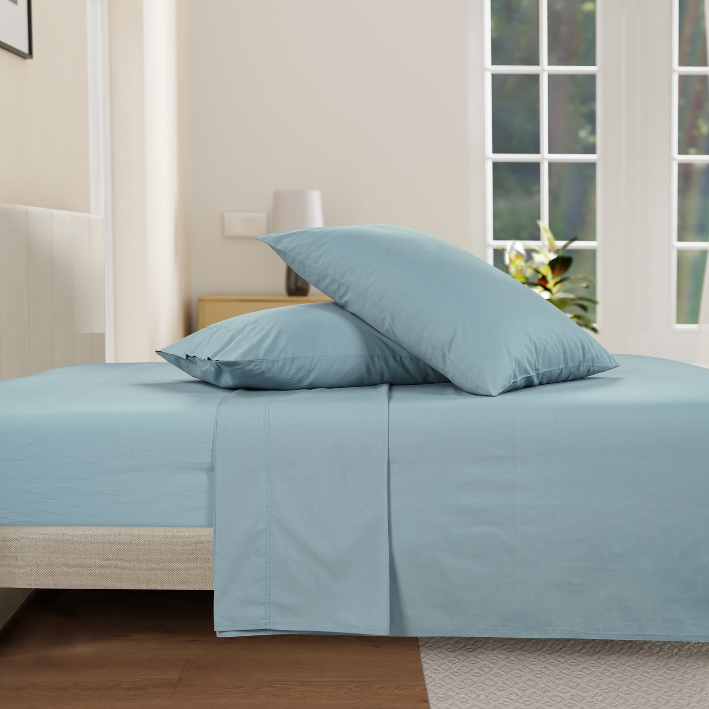 Everyday Cotton Sheet Set - French Blue
