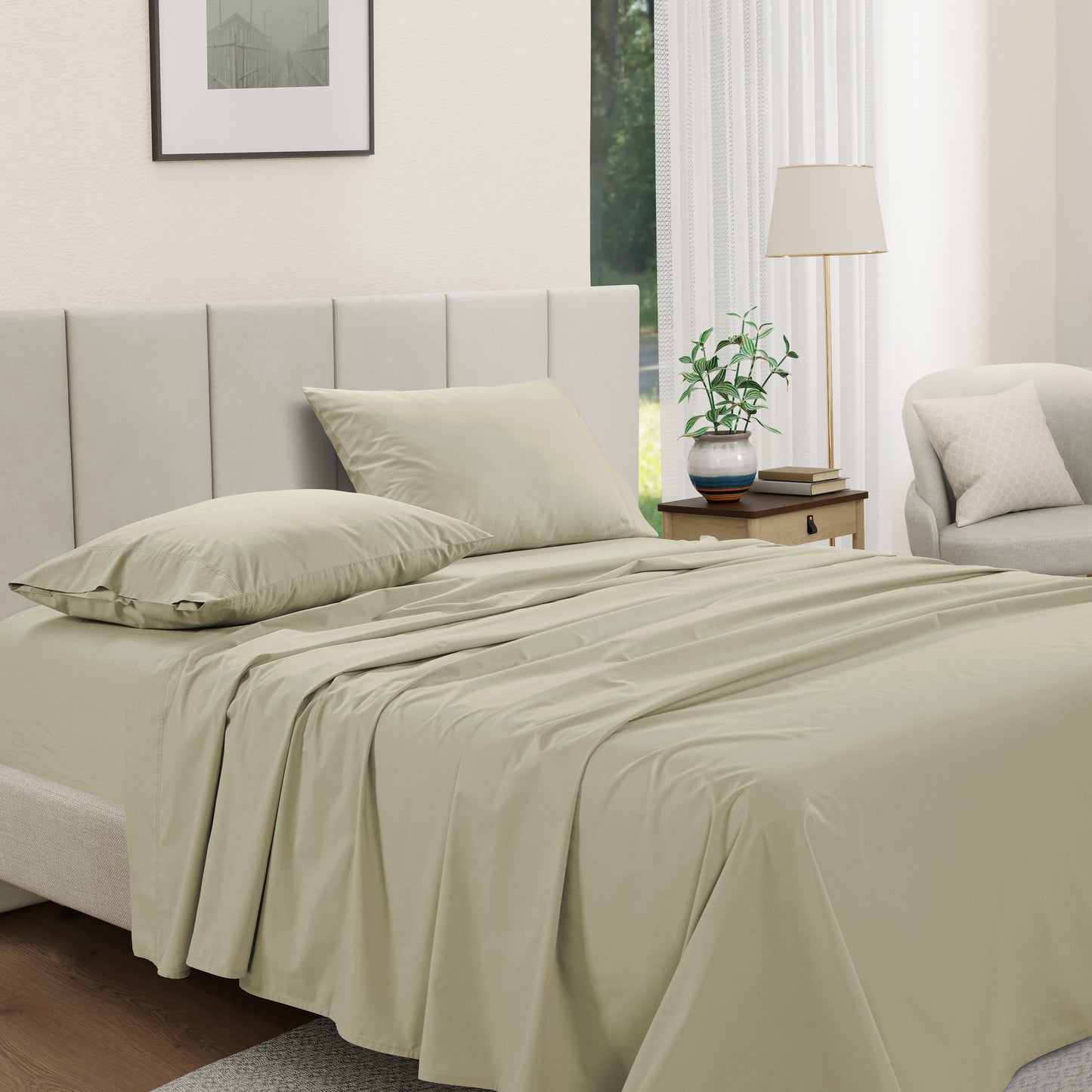 Everyday Cotton Sheet Set - Linen