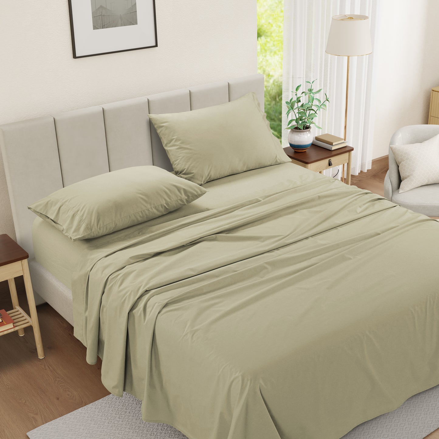 Everyday Cotton Sheet Set - Linen