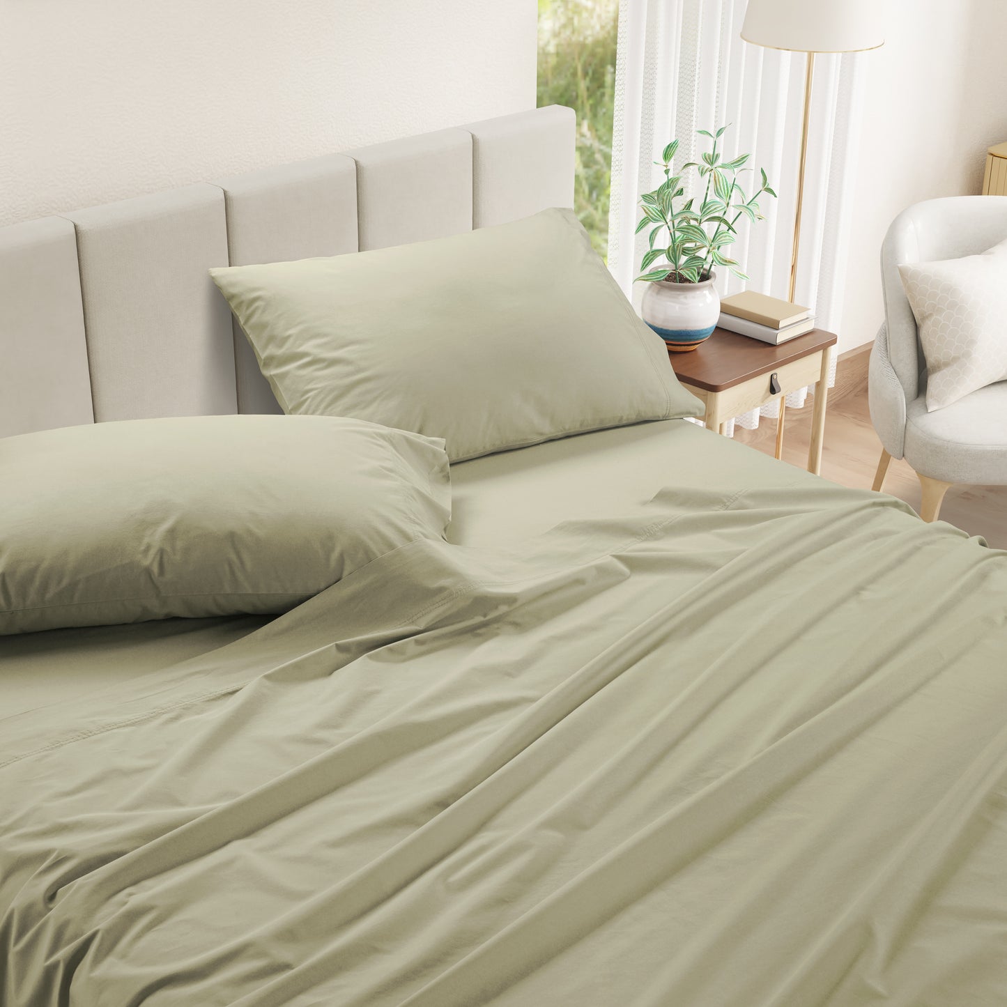 Everyday Cotton Sheet Set - Linen
