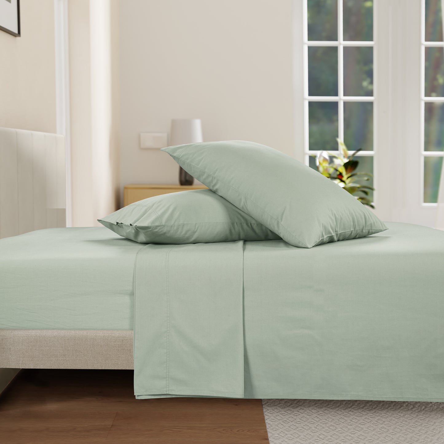 Everyday Cotton Sheet Set- Mineral