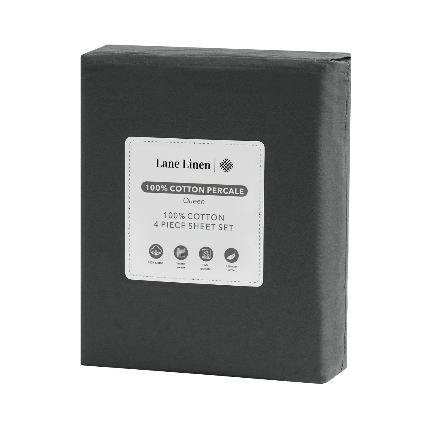 Everyday Cotton Sheet Set - Charcoal