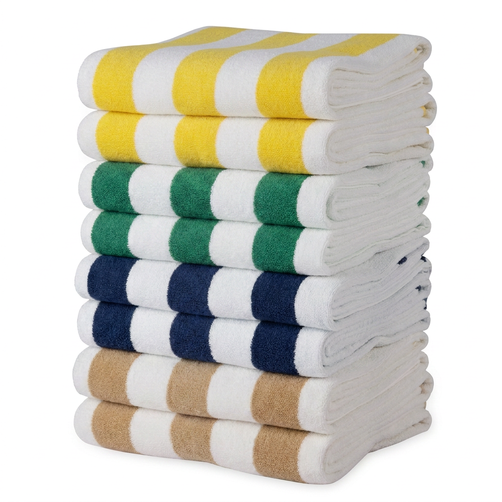 Cabana Beach Towels - Set of 8 - Multicolour