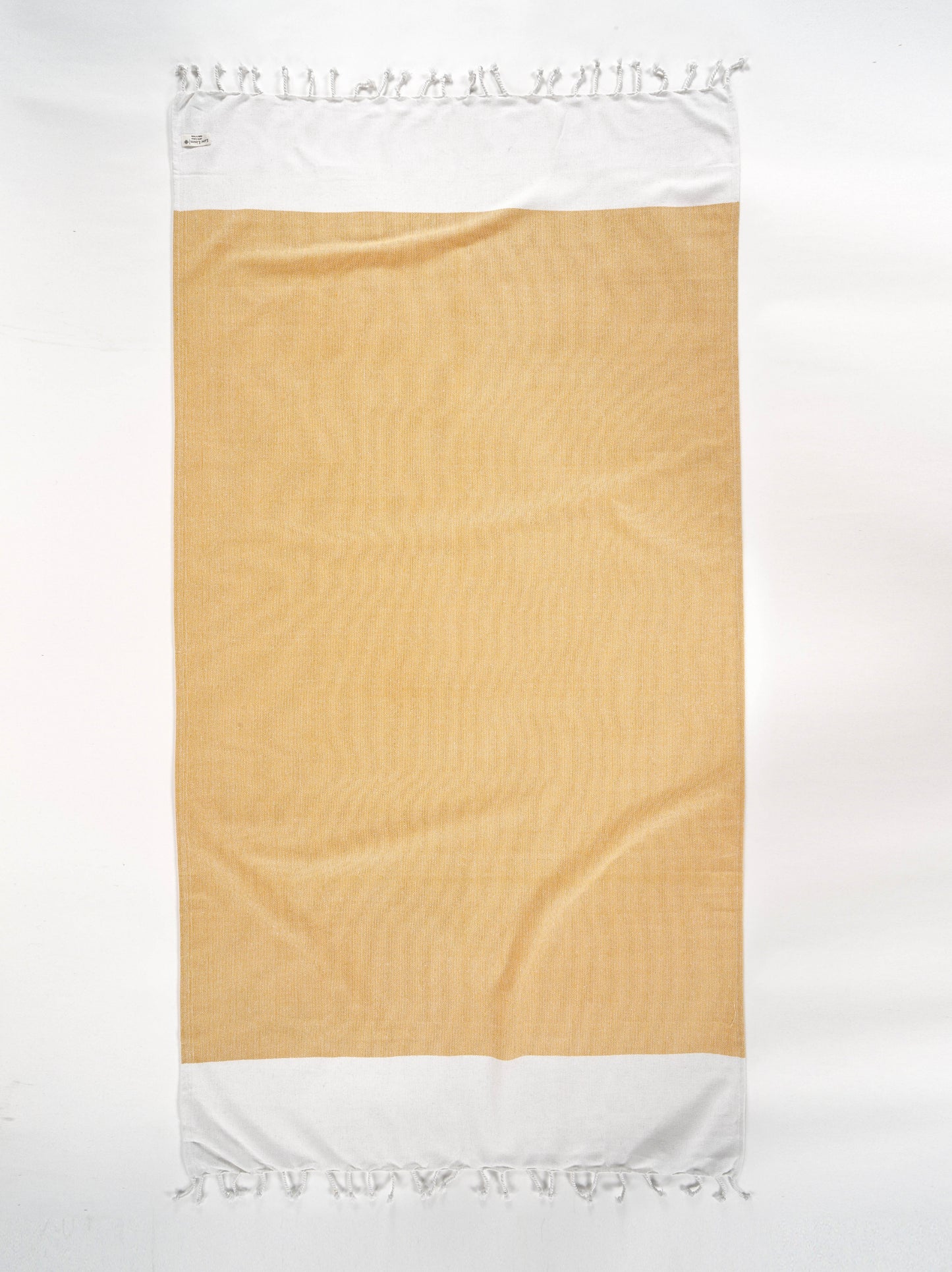 Set of 4 Herringbone Turkish Beach Towels - Citrus