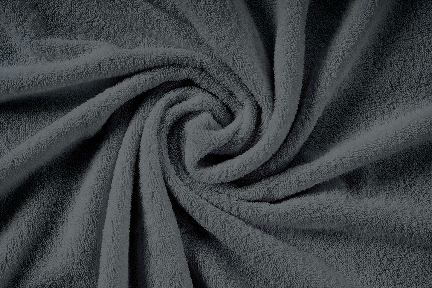 6 Piece Cotton Towel Set 550GSM - Grey