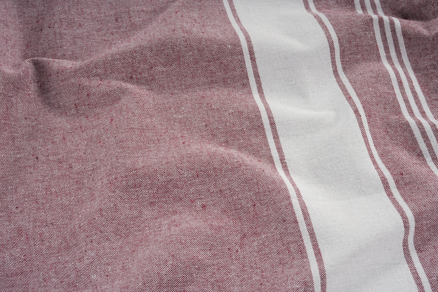 Set of 4 Chambray Turkish Beach Towels - Wistful Mauve