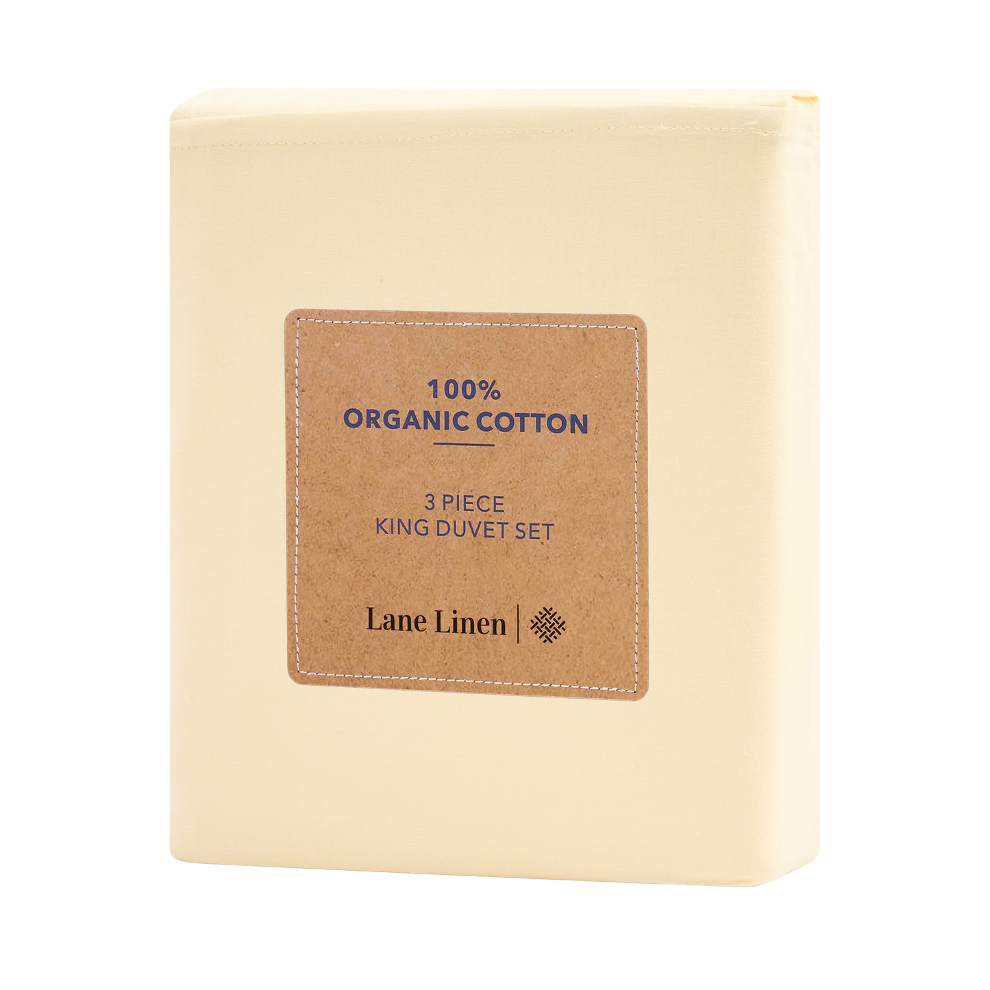 100% Organic Washed Cotton Sheet Set - Vanilla