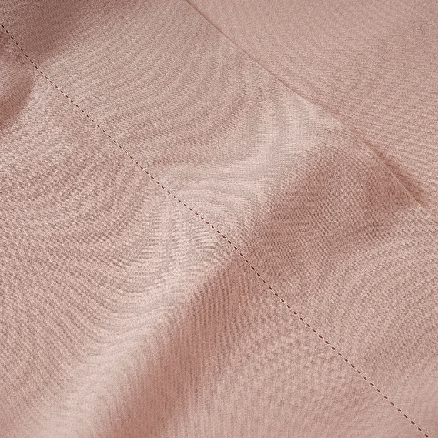 100% Organic Washed Cotton Fitted Sheet Set - Sepia Rose