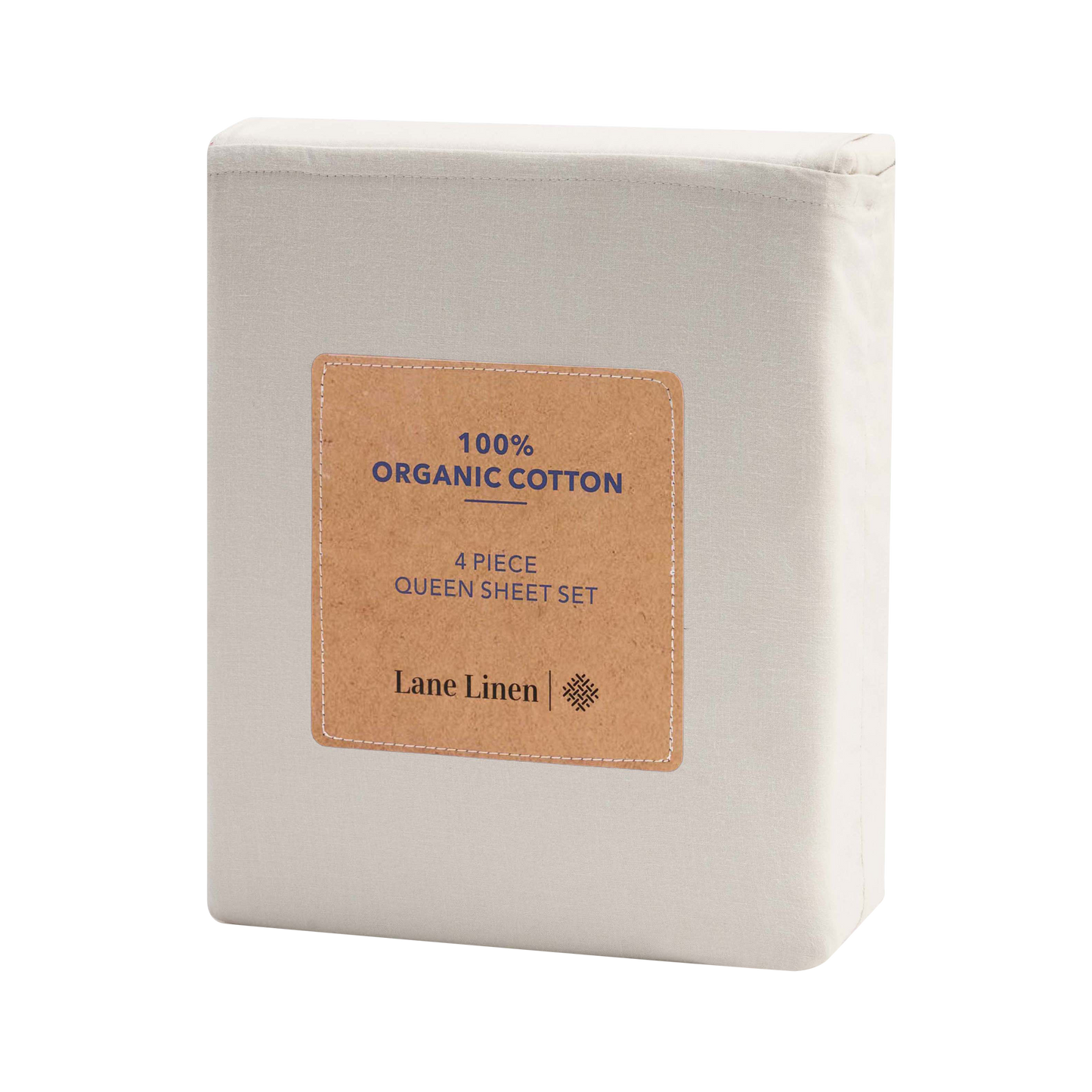 100% Organic Washed Cotton Sheet Set - Mineral