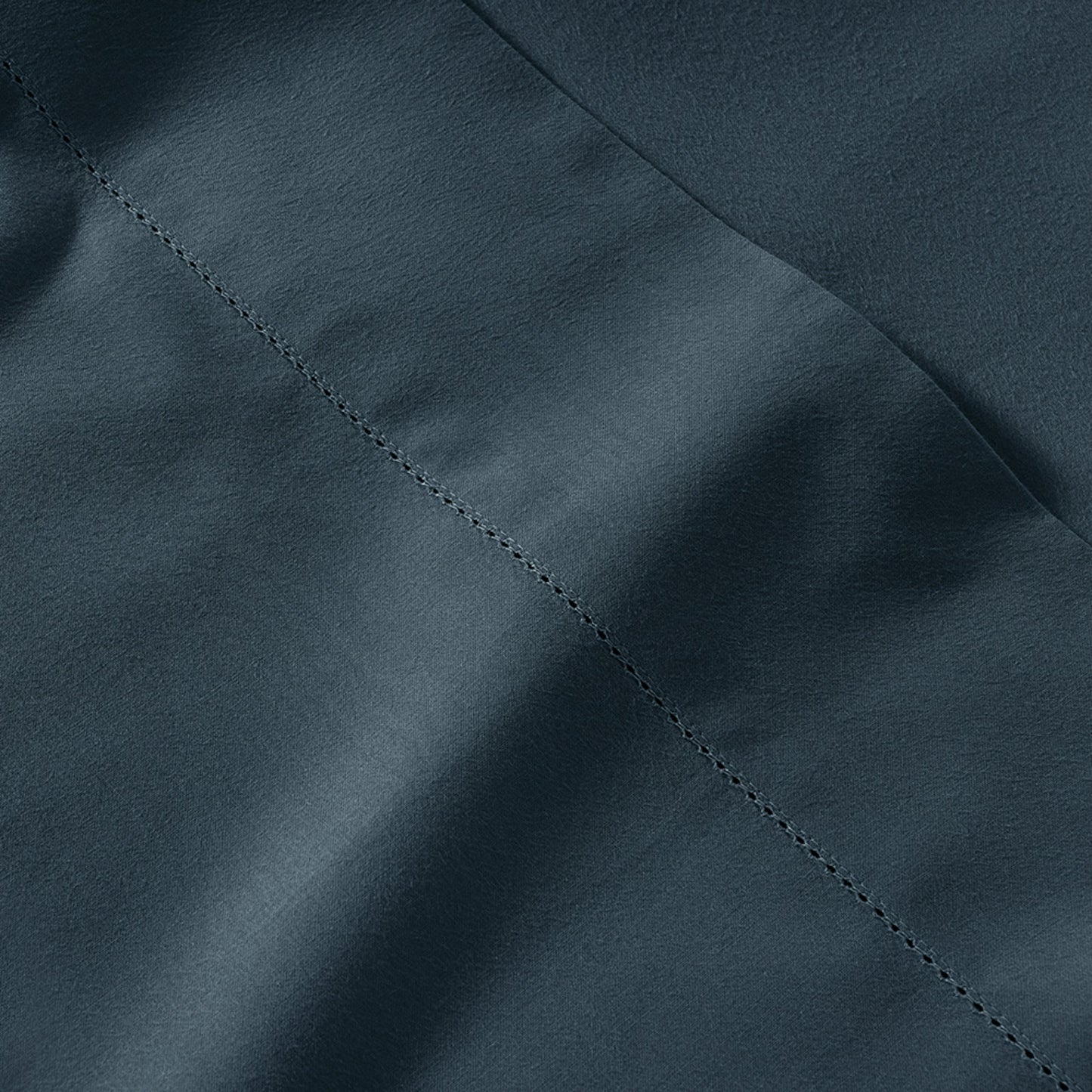 100% Organic Washed Cotton Sheet Set - Navy