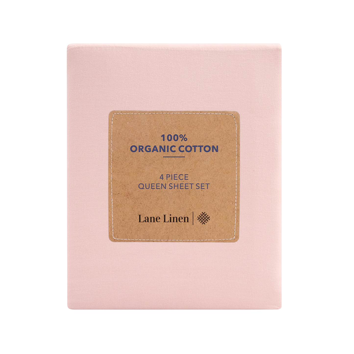 100% Organic Washed Cotton Sheet Set - Sepia Rose