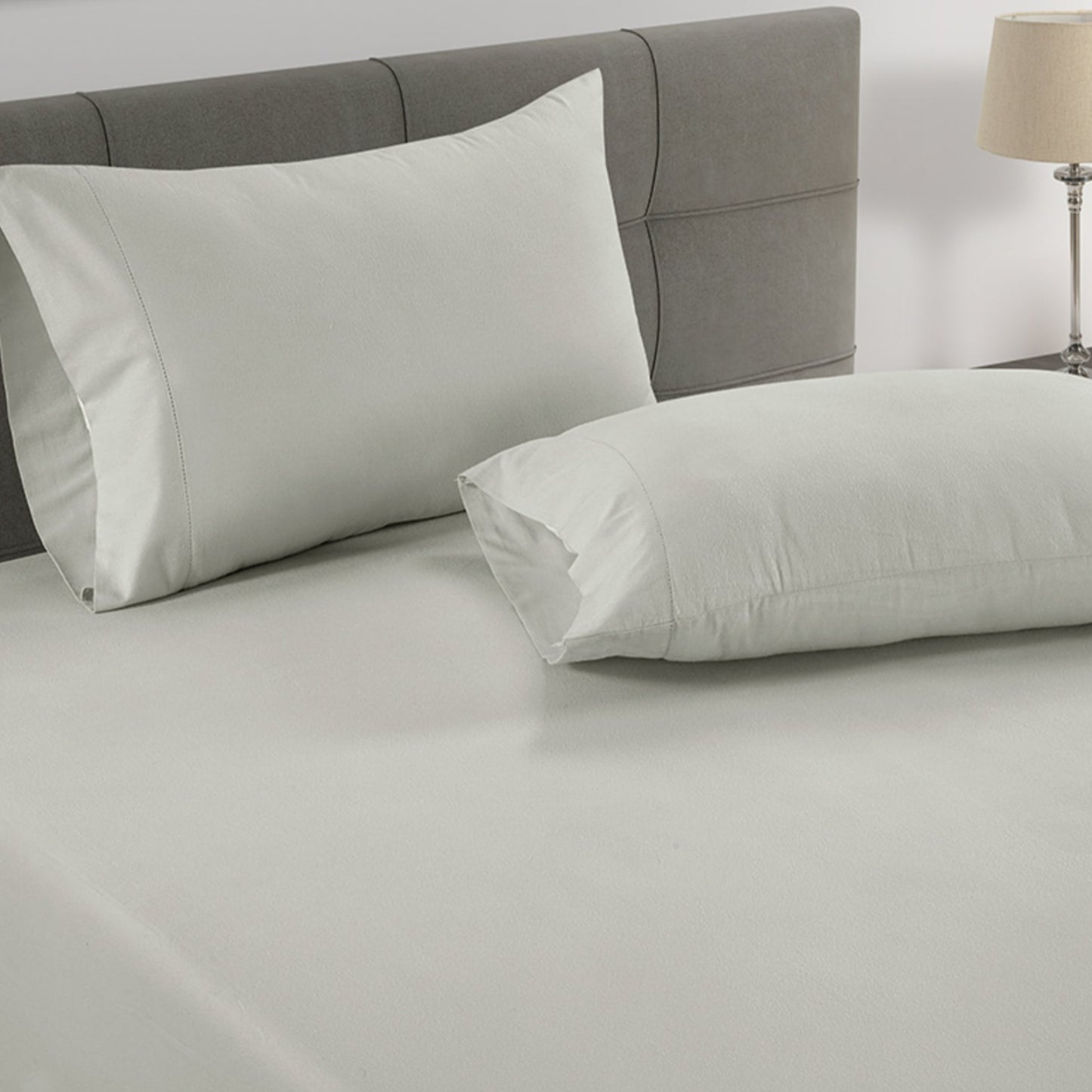 100% Organic Washed Cotton Sheet Set - Mineral