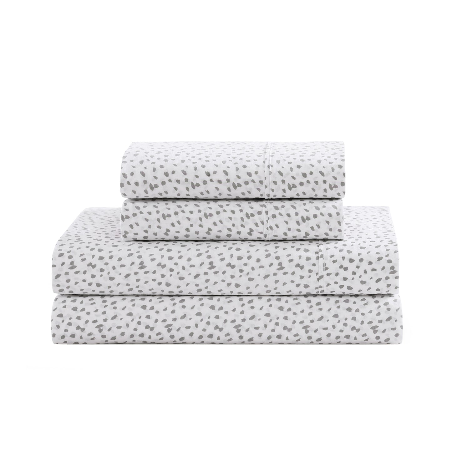 100% Organic Washed Cotton Sheet Set - Haze Grey