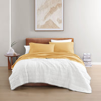 100% Organic Washed Cotton Sheet Set - Cocoon