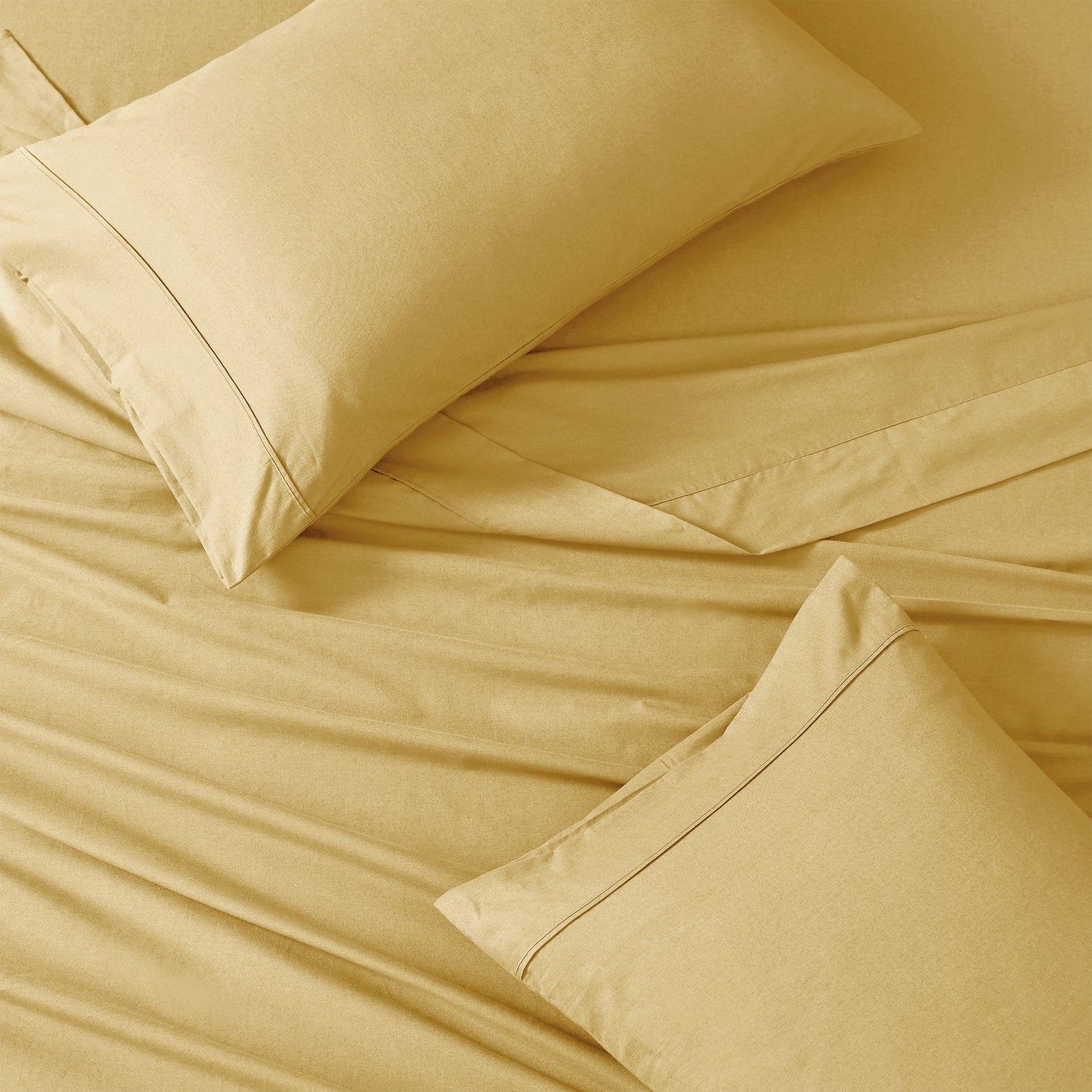 100% Organic Washed Cotton Sheet Set - Cocoon