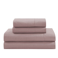 100% Organic Washed Cotton Sheet Set - Lilac