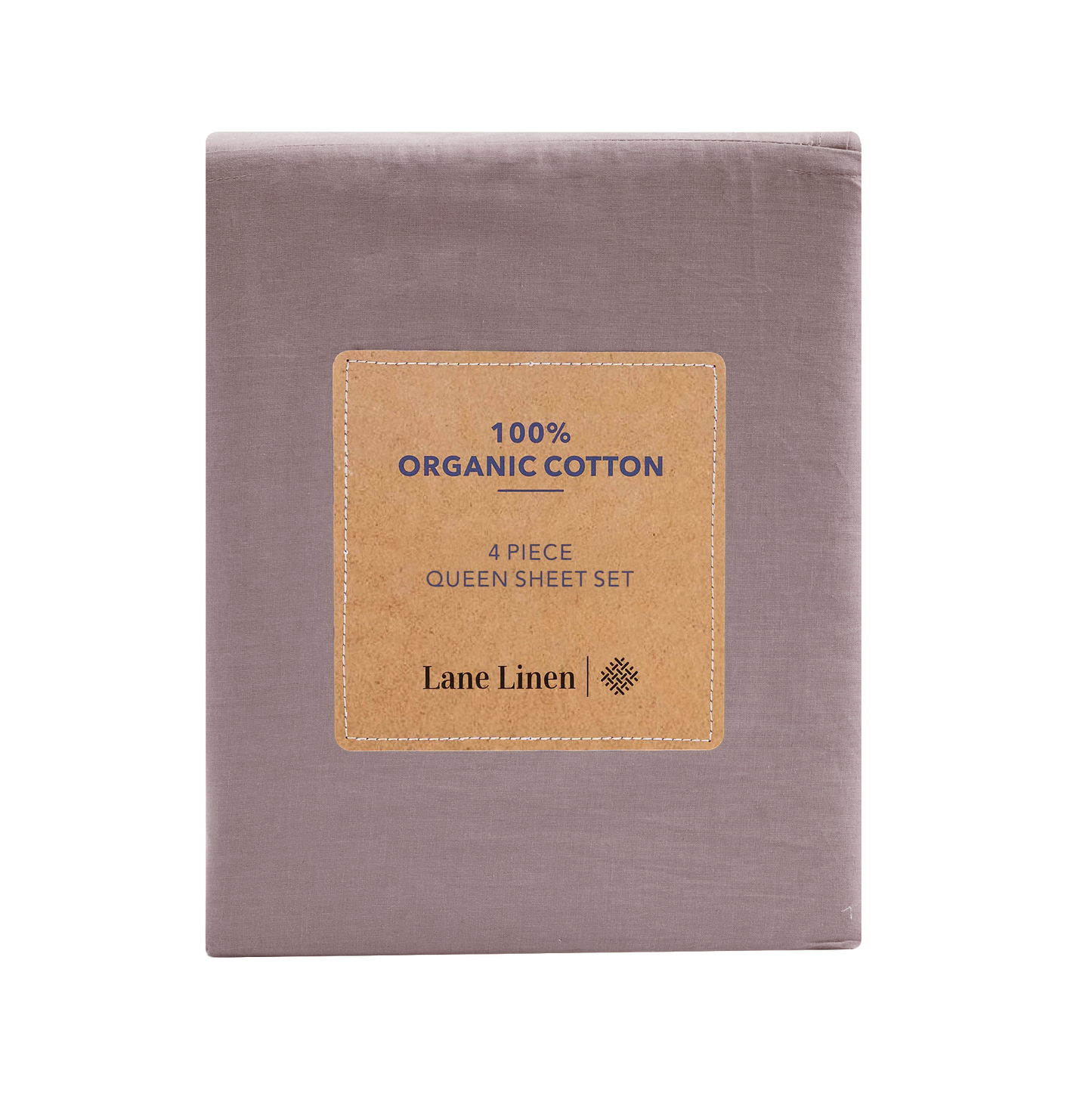 100% Organic Washed Cotton Sheet Set - Lilac