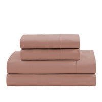 100% Organic Washed Cotton Sheet Set - Rose Dawn