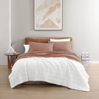 100% Organic Washed Cotton Sheet Set - Rose Dawn