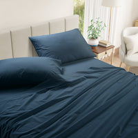 Everyday Cotton Sheet Set - Estate Blue