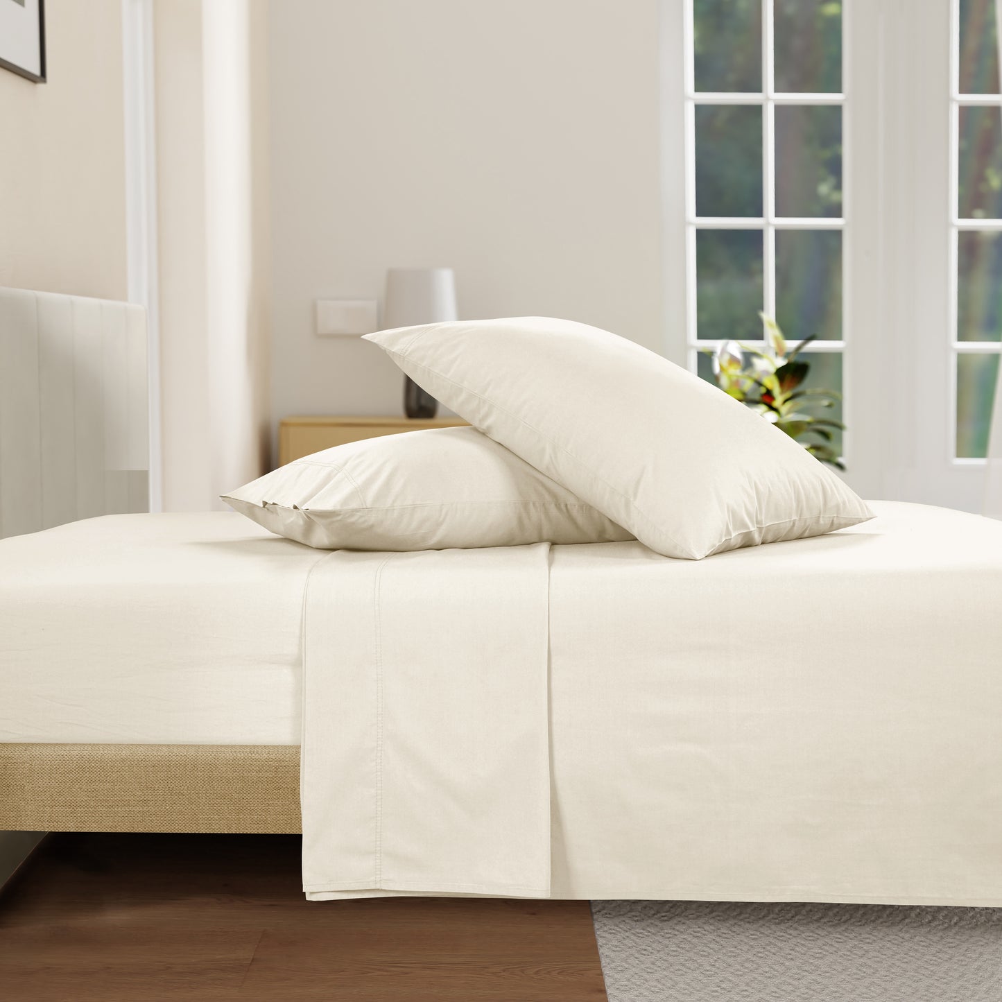 100% Cotton Sheet Set - Ivory