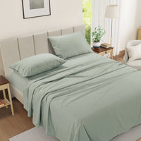 Everyday Cotton Sheet Set- Mineral
