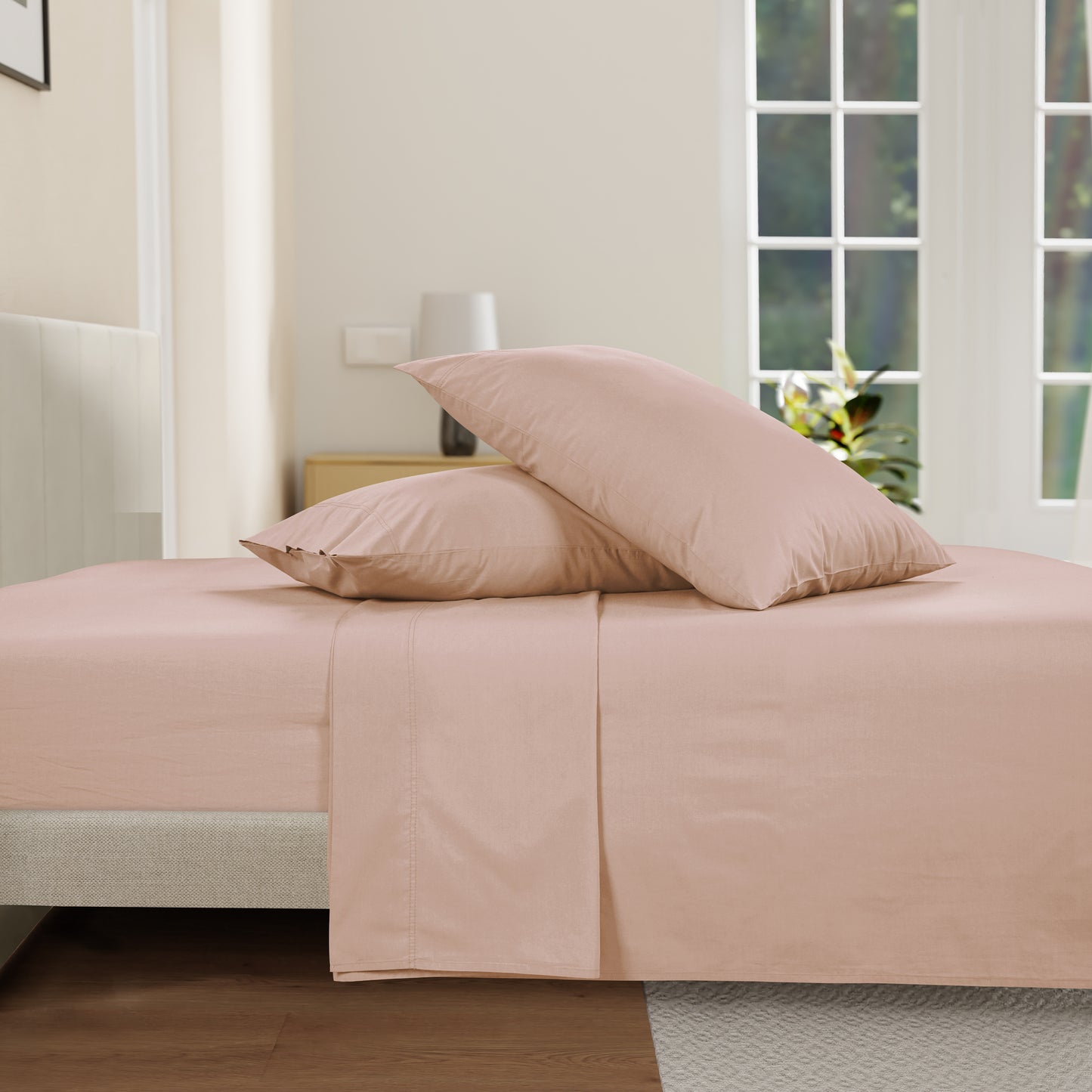 100% Cotton Sheet Set - Sepia Rose