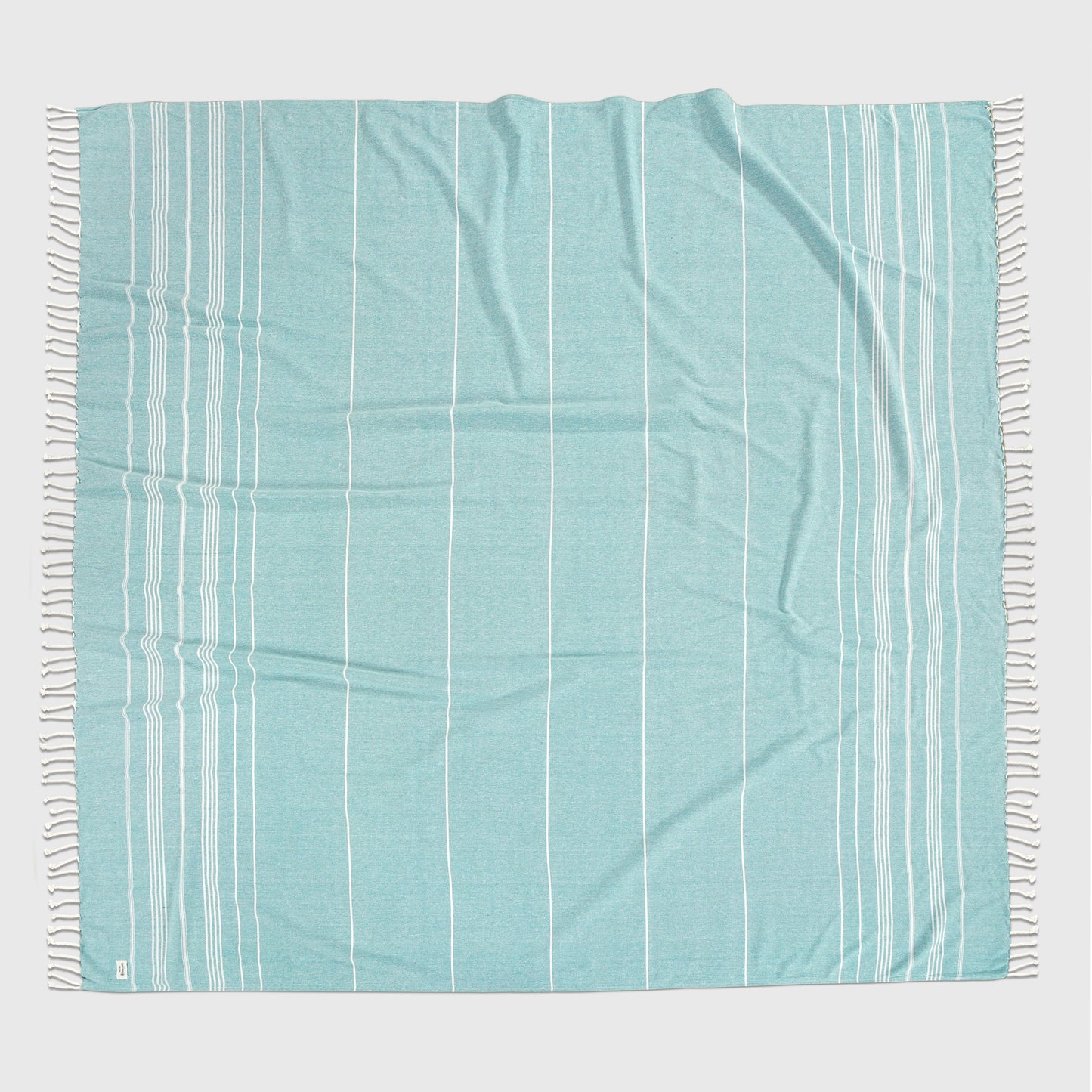 Turkish Towel Beach Blanket - Aqua