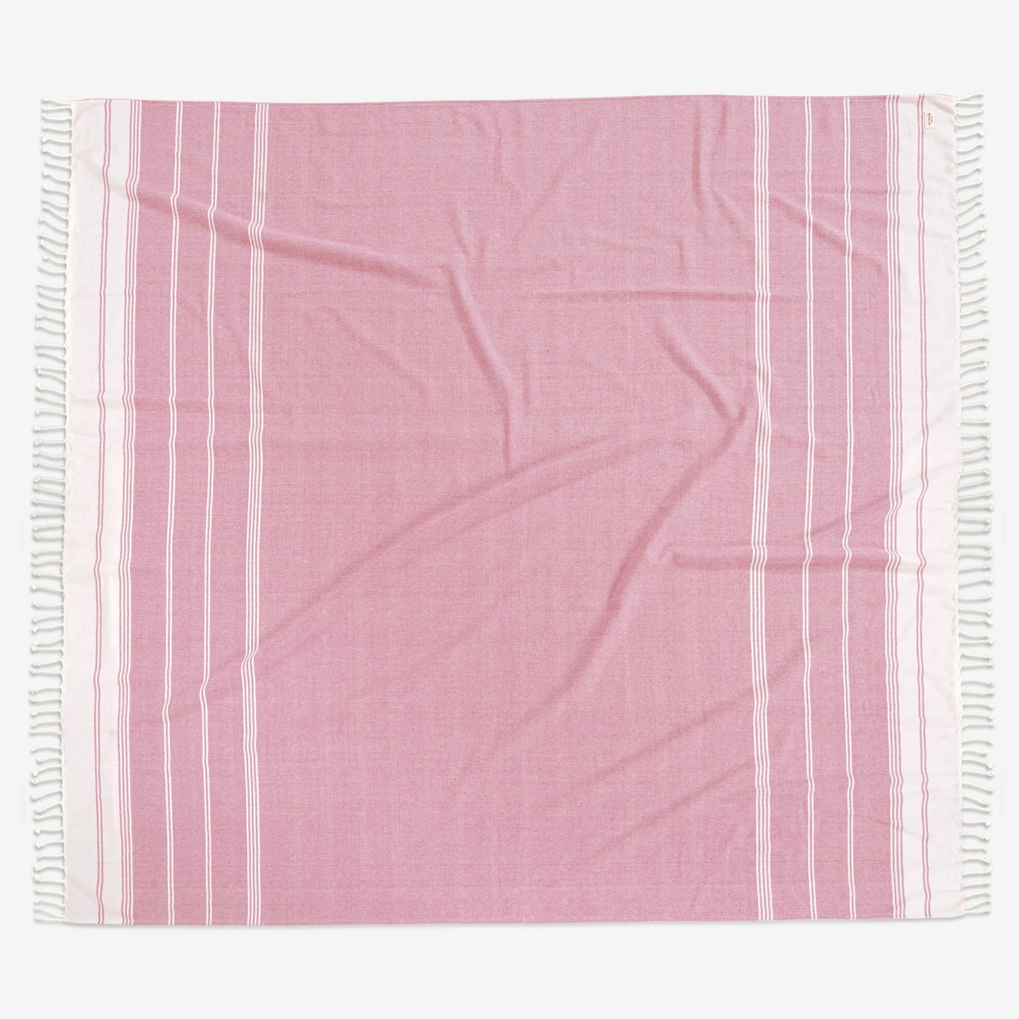 Turkish Towel Beach Blanket - Candy Pink