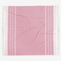 Turkish Towel Beach Blanket - Candy Pink
