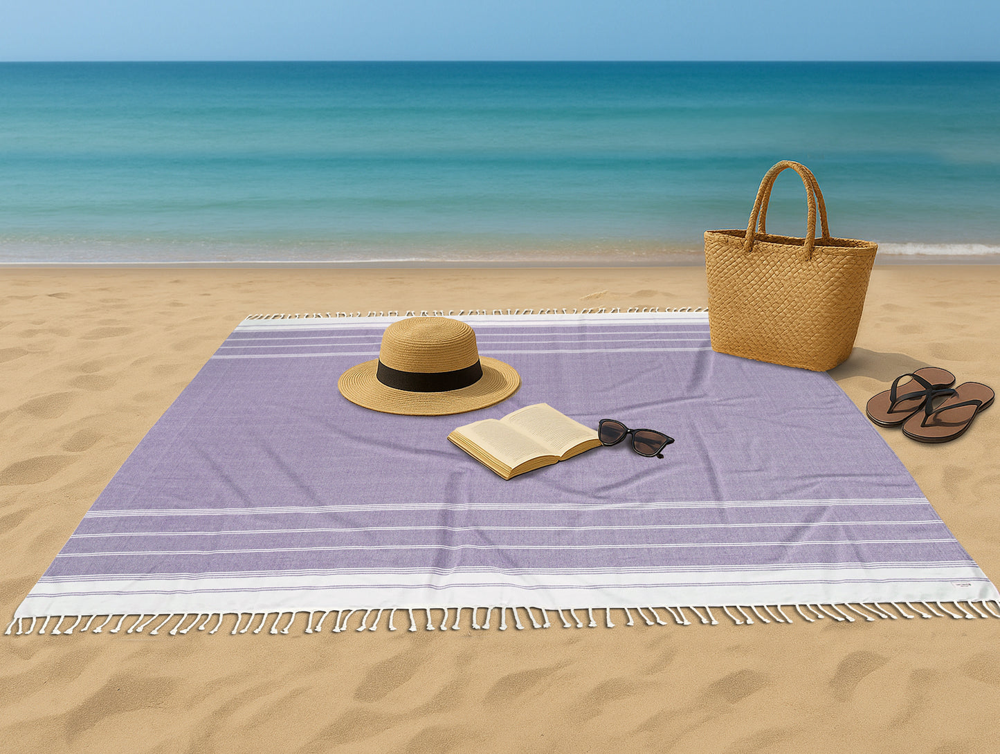 Turkish Towel Beach Blanket - Day Break