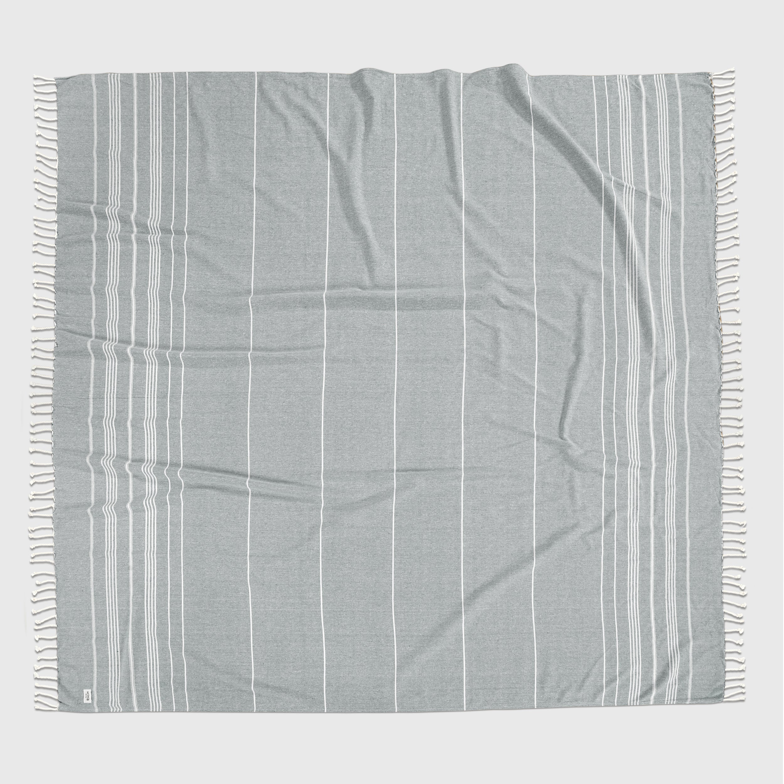 Turkish Towel Beach Blanket - Grey