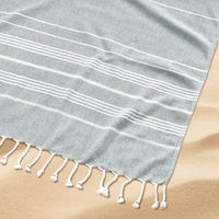 Turkish Towel Beach Blanket - Grey