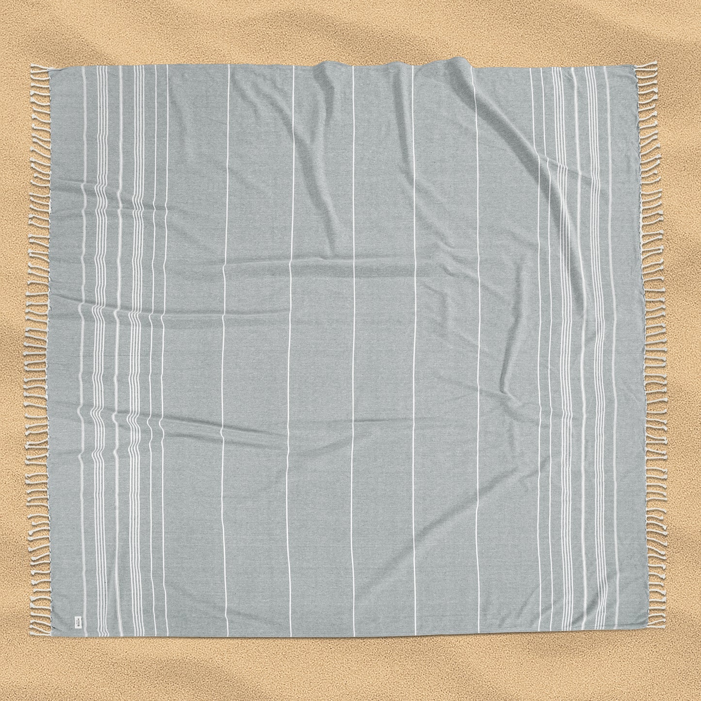 Turkish Towel Beach Blanket - Grey