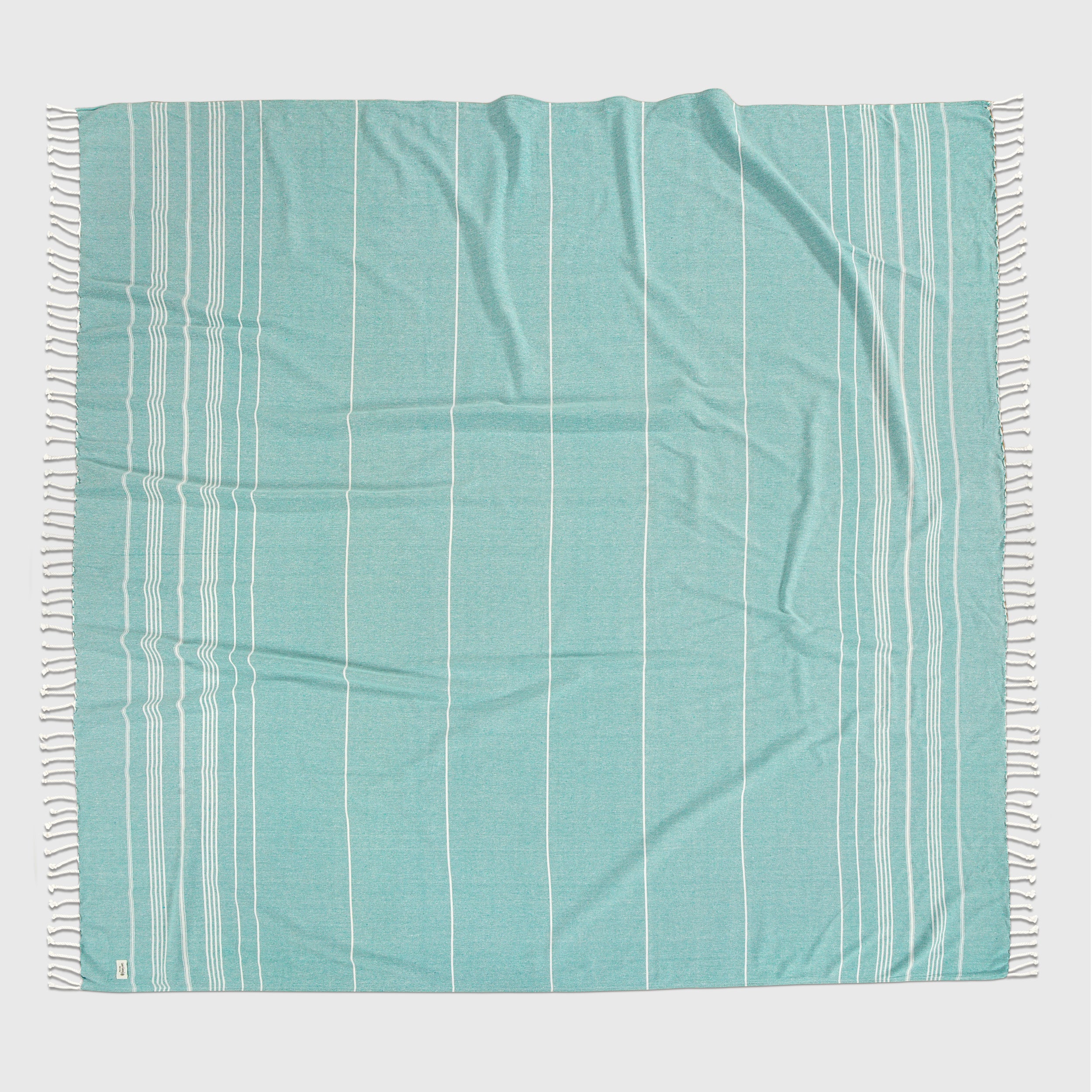 Turkish Towel Beach Blanket - Hunter Green