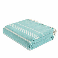 Turkish Towel Beach Blanket - Hunter Green
