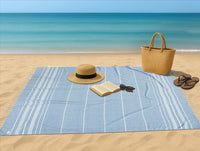 Turkish Towel Beach Blanket - Sky Blue