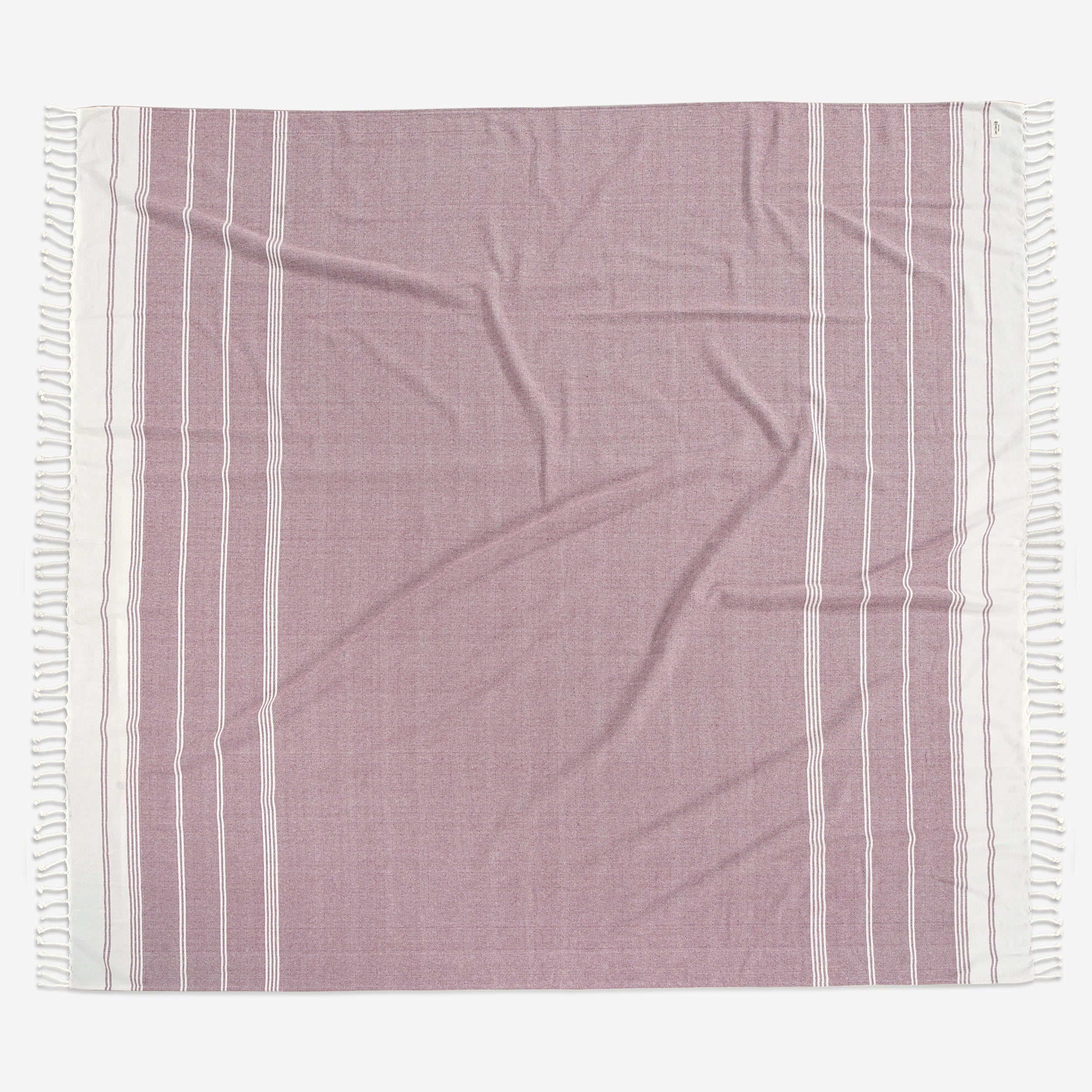 Turkish Towel Beach Blanket - Wistful Mauve