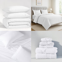 Organic Cotton Bedding & Towel Bundle - White