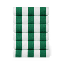 Cabana Beach Towels - Green