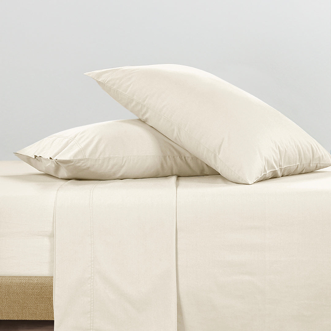Everyday Cotton Sheet Set - Ivory