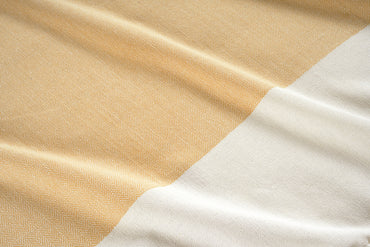Set of 2 100% Cotton Herringbone Turkish Beach Towels  - Citrus