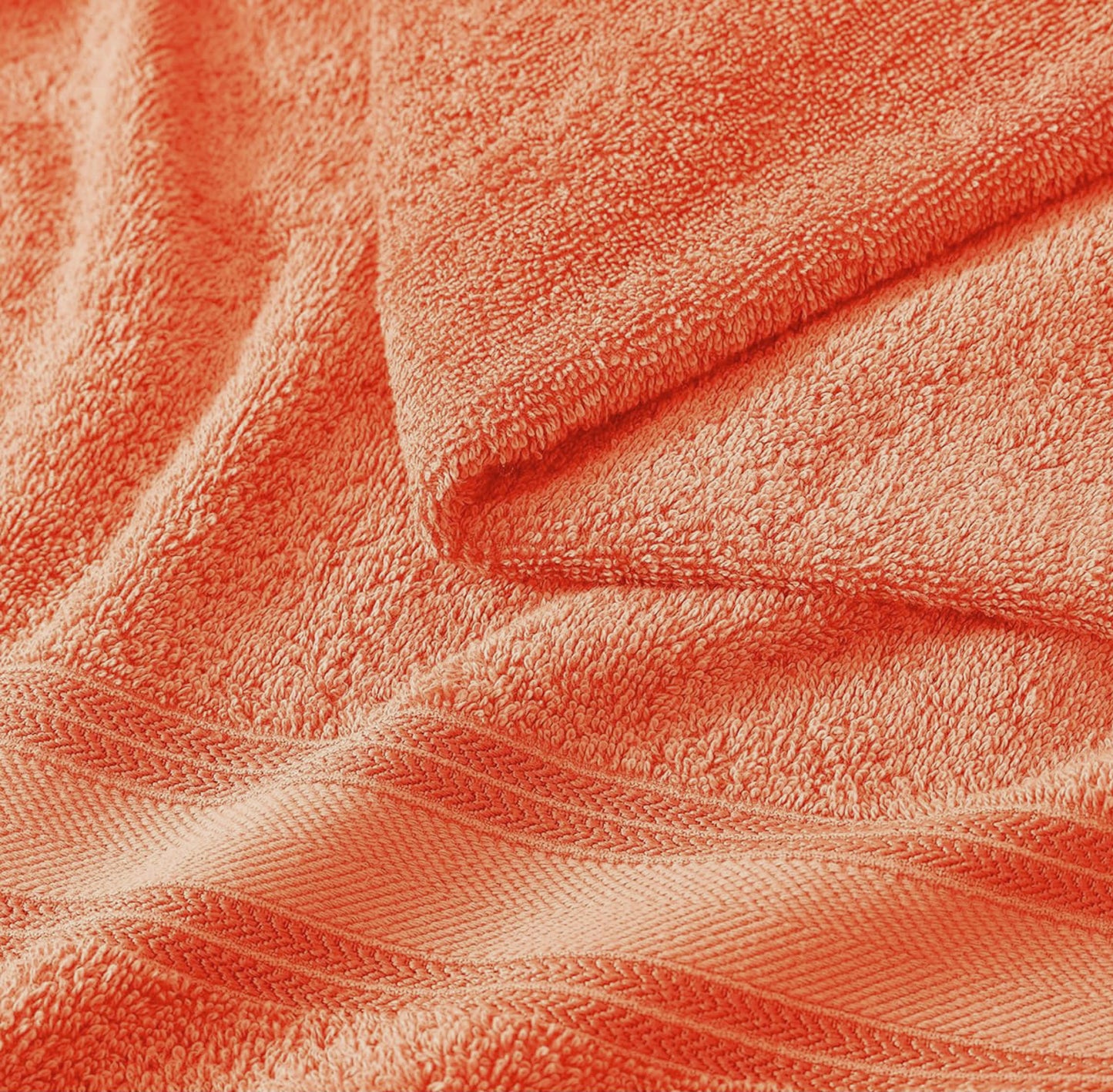 12 Piece 100% Cotton Towel Set 550GSM - Tigerlily