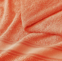 12 Piece 100% Cotton Towel Set 550GSM - Tigerlily