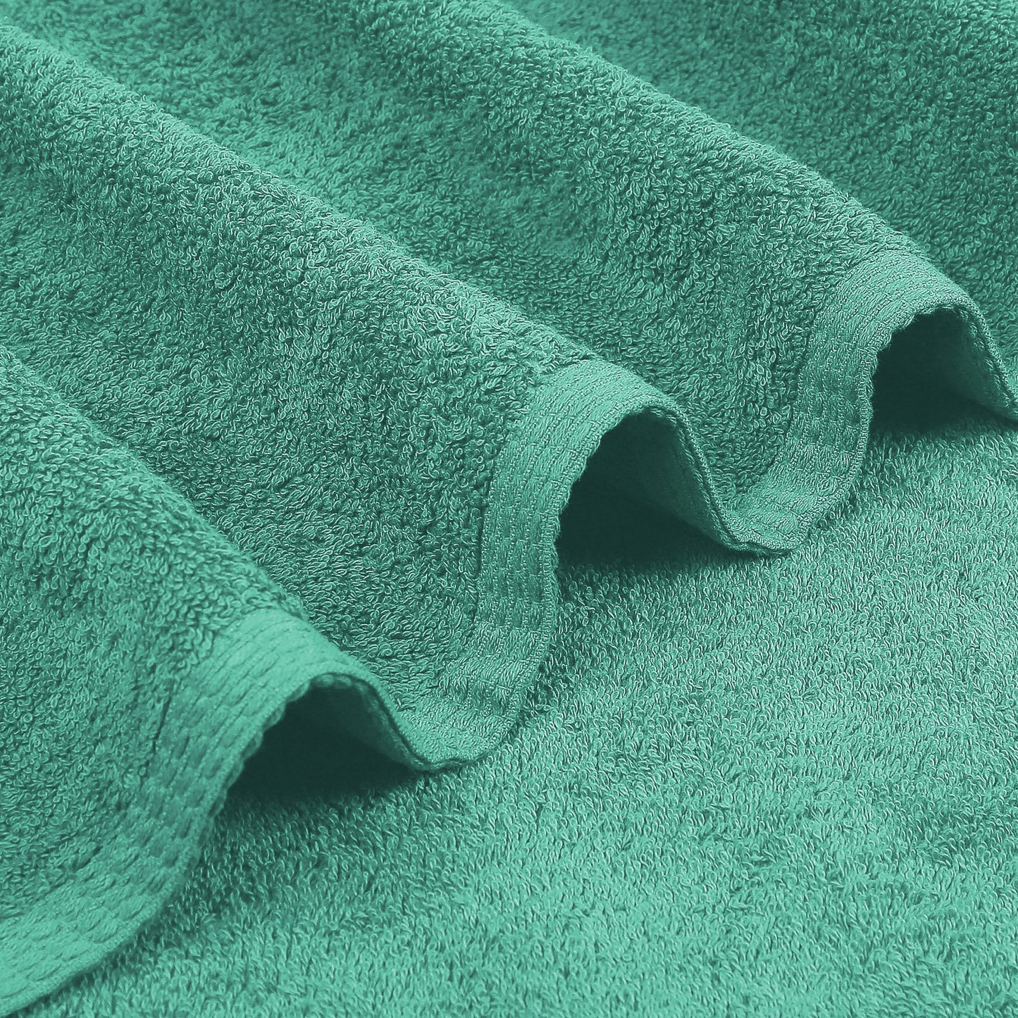 12 Piece 100% Cotton Towel Set 550GSM - Teal