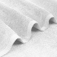 6 Piece Cotton Towel Set 550GSM - White